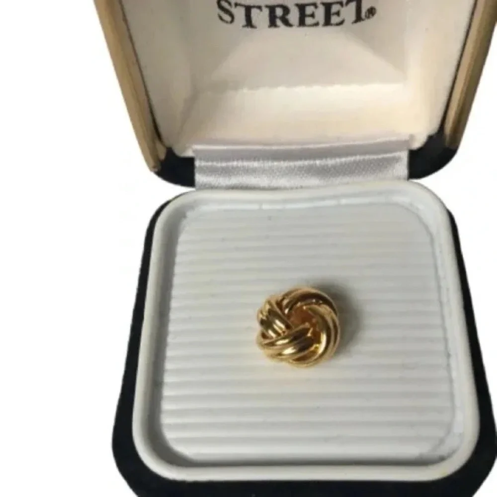 Meeting Street Men Gold Tie Pin With Box